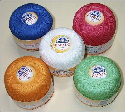 dmc babylo cotton thread balls