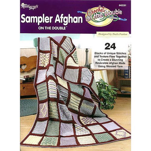 sampler afghan on the double