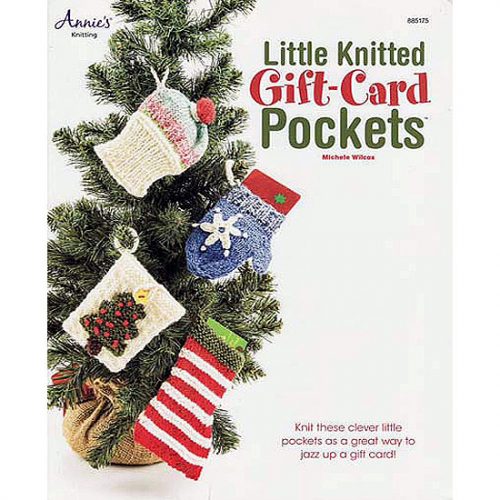 littled knitted gift-card pockets