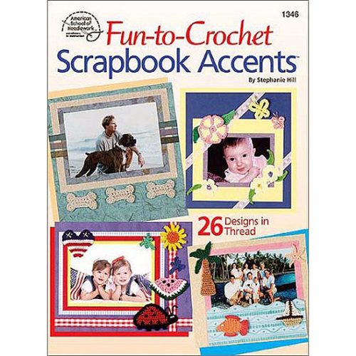 fun to crochet scrapbook accents