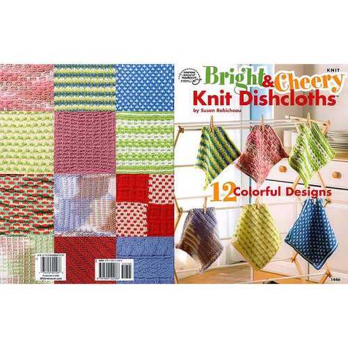 bright & cheery knit dishcloths