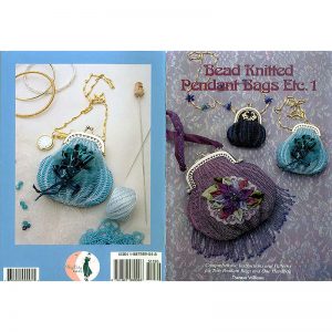 beaded knitted pendant bags