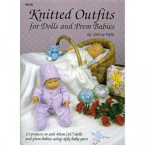 knitted outfits for dolls and prem babies
