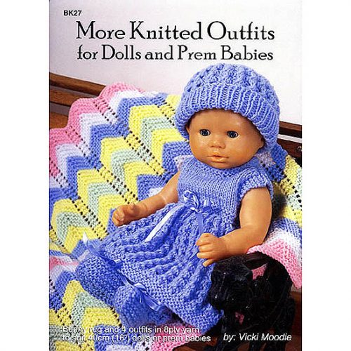 more knitted outfits for dolls and prem babies