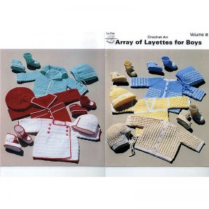 array of layettes for boys