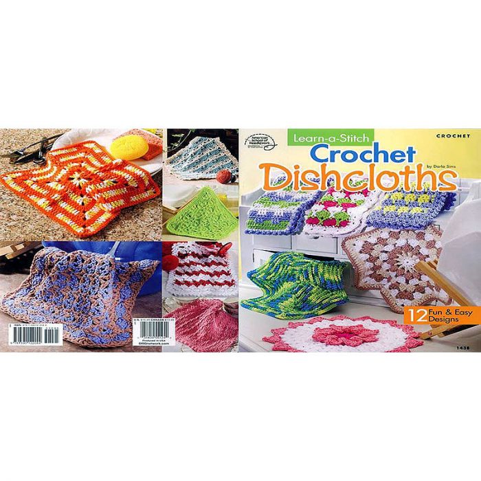 learn a stitch crochet dishcloths