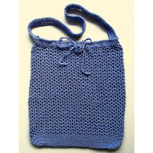 large crocheted bag