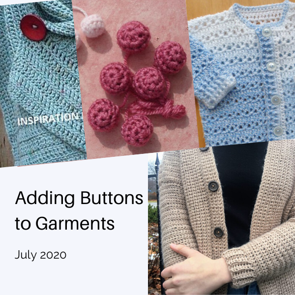How many times have you completed your garment/object and you just need to add the buttons, and you’ve stalled, or it then doesn’t look right?
