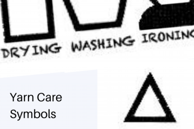 Yarn Care Symbols on Yarn Labels – August 2020