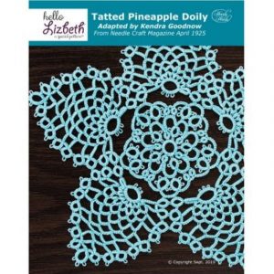 tatted pineapple doily
