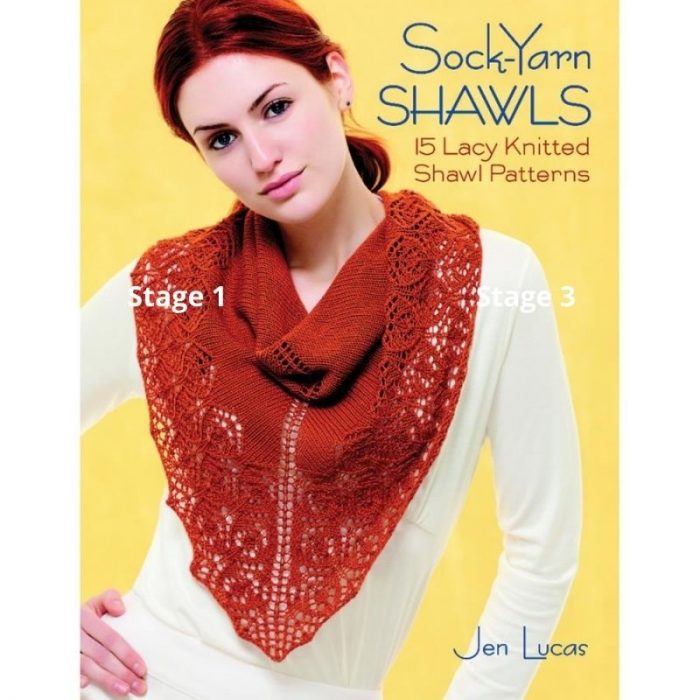 sock yarn shawls