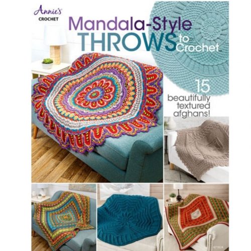 mandala style throws to crochet