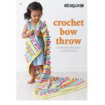 crochet bow throw