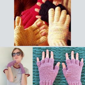 crochet glove kit