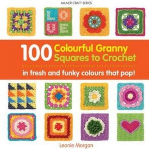100 colourful granny squares to crochet