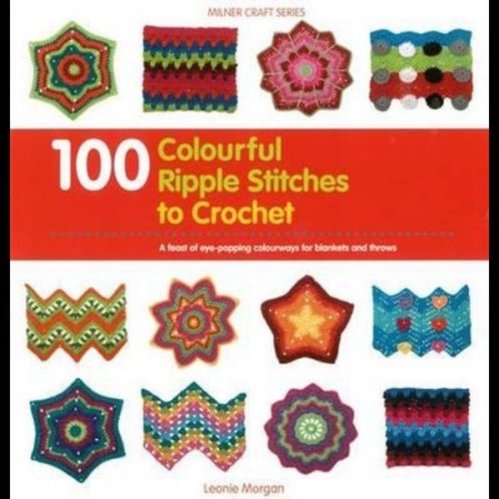 100 colourful ripple stitches to crochet