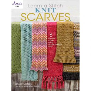 learn-a-stitch knit scarves