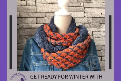 Crochet the Olivia Cowl or Scarf