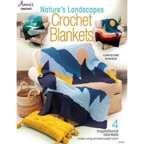 nature's landscapes crochet blankets