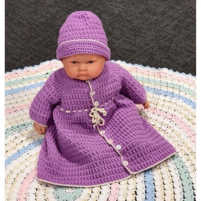 baby carry coat and beanie
