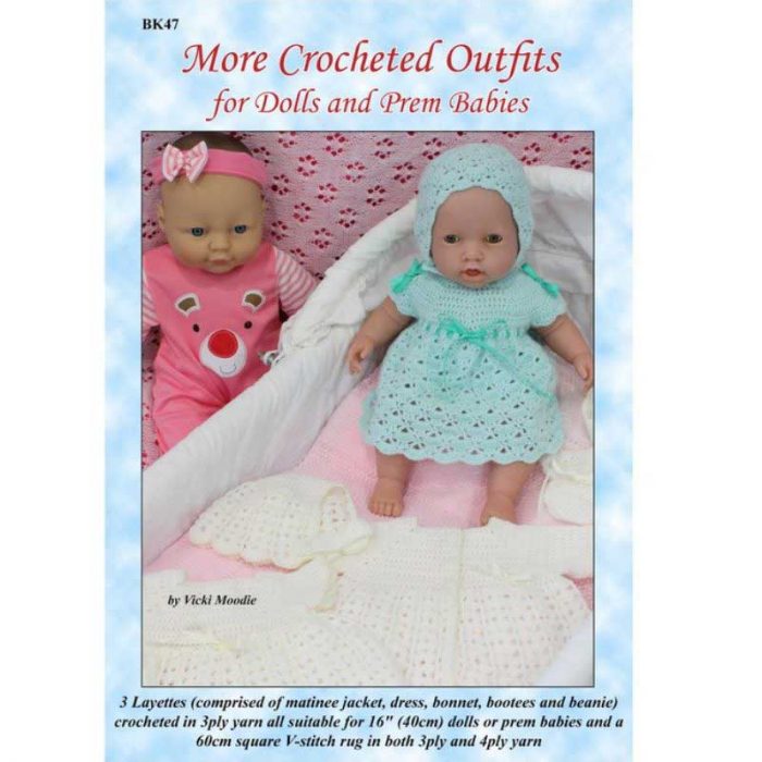 more crocheted outfits for dolls and prem babies