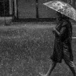walking in rain