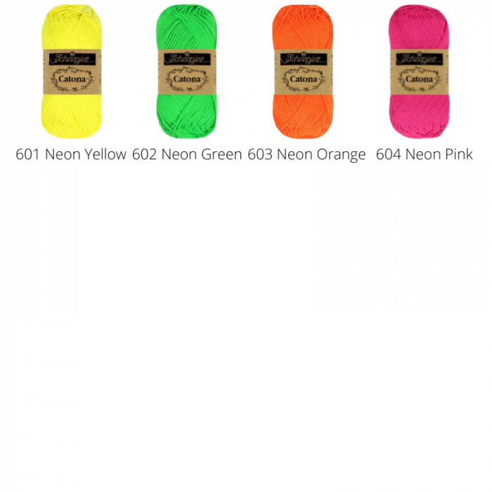 Catona Neon Colour Chart website