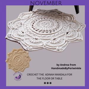 Crochet a Mandala Floor Rug November