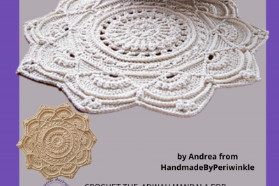 Crochet the Adinah Mandala Floor Rug