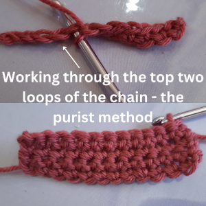 working through the top loops