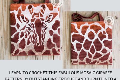 Crochet the Hide and Seek Giraffe Bag/Cushion