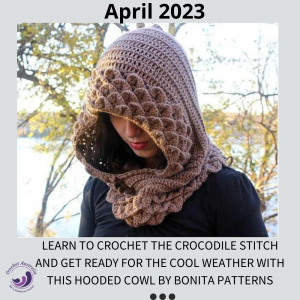 hooded cowl crochet class