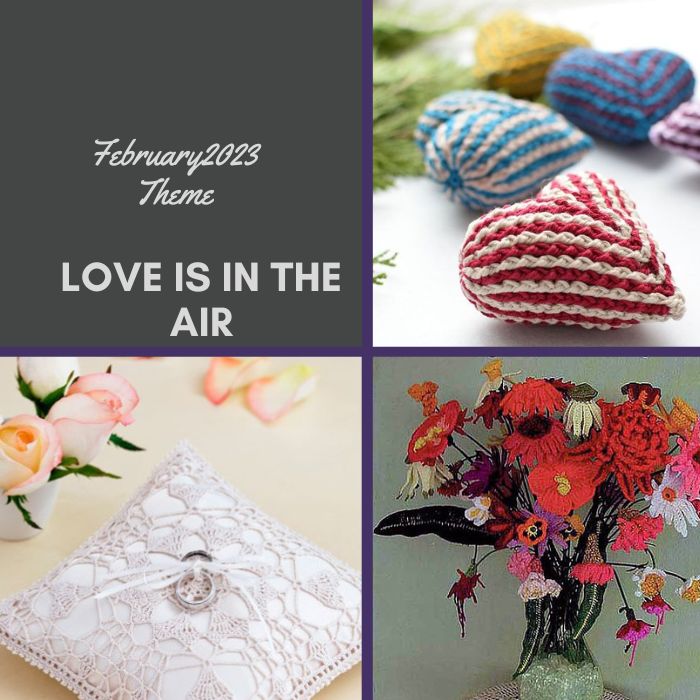 crochet australia february theme love is in the air