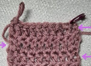 removing the gap from treble crochet linked trebles