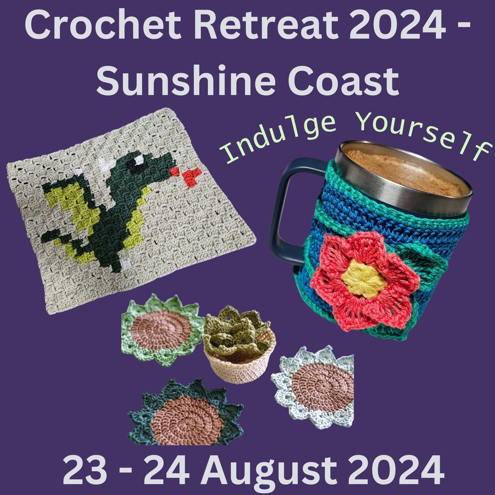 crochet retreat sunshine coast 2024 projects