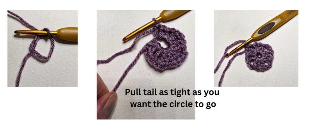 crochet australia magic ring