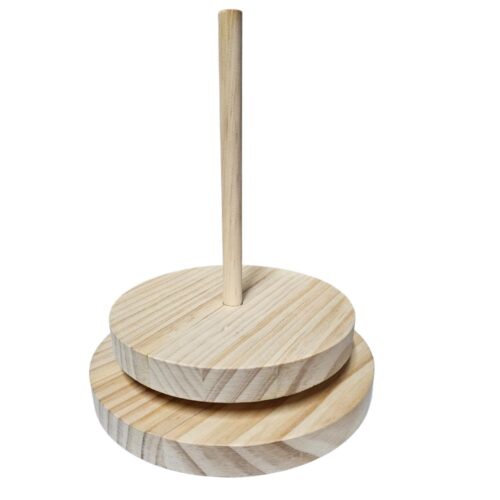wooden spindle large