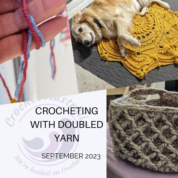 CROCHETING WITH DOUBLED YARN