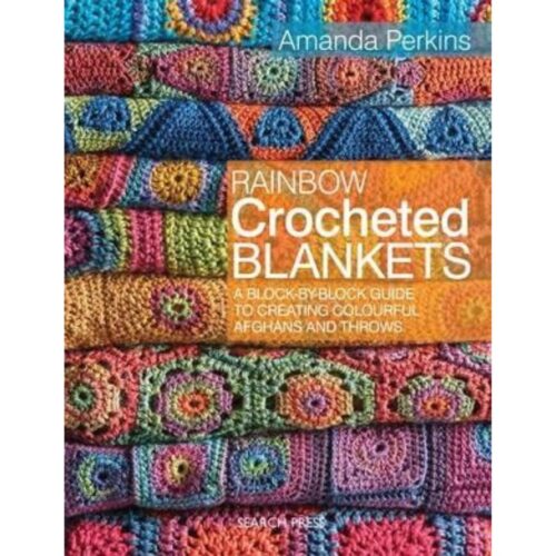 rainbow crocheted blankets