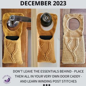 crochet the hold-it-all door caddy