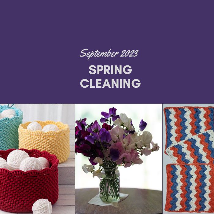 crochet australia september theme spring cleaning