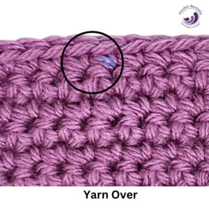 what does a yarn over look like
