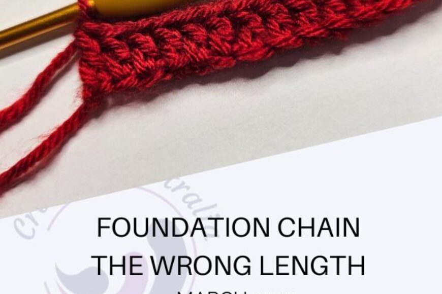 Foundation Chain Stitch Count not Right?