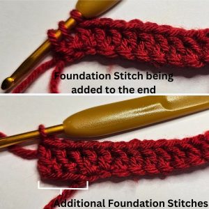 adding foundation stitches