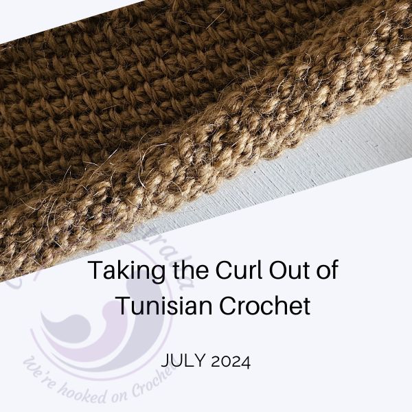 taking the curl out of tunisian