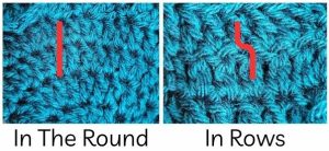 crochet rounds vs rows