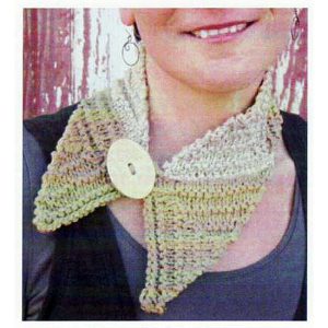 Neck Cuff Knit Leaflet
