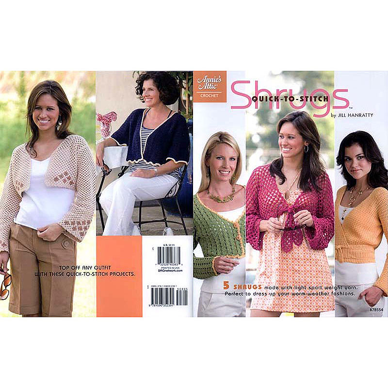 Quick-to-Stitch Shrugs