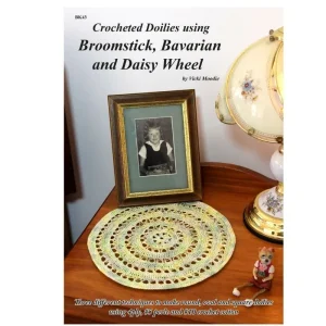 Crocheted Doilies using Broomstick, Bavarian and daisy wheel.