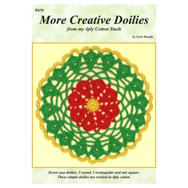 More Creative Doilies from my 4 Ply Stash